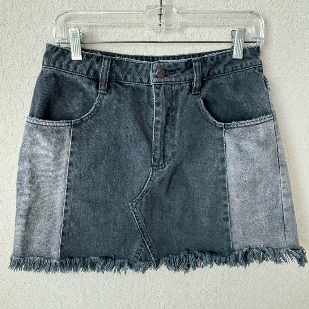 Free People Denim Mini Skirt SZ 8